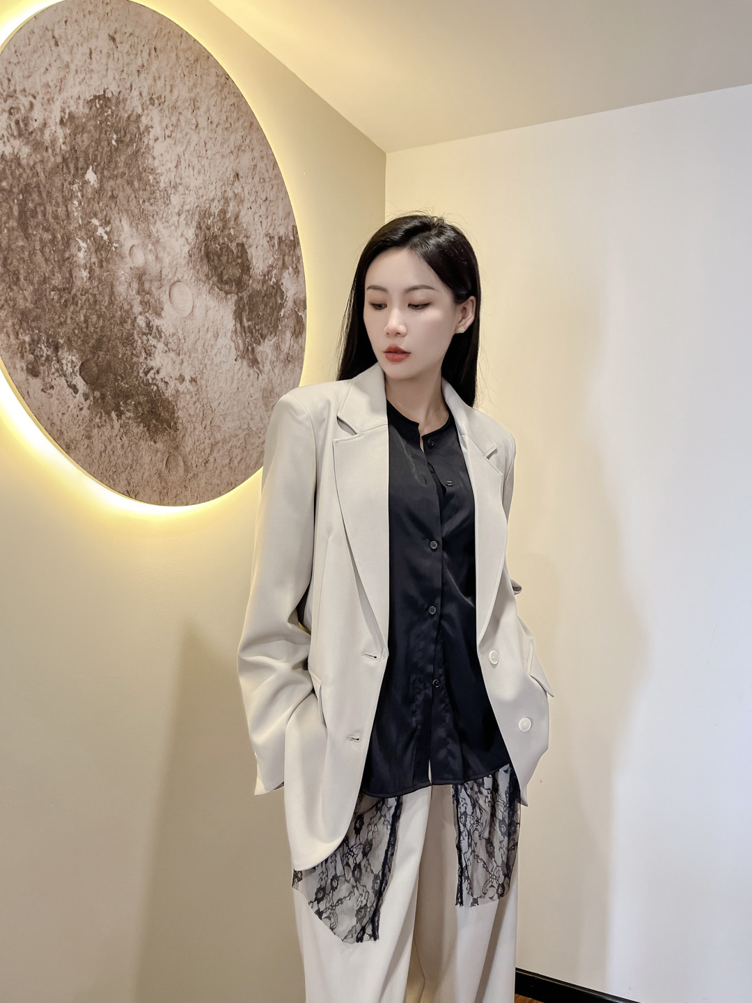 2024年春季新款白月女装王者风范华丽之韵宛若仙子下凡