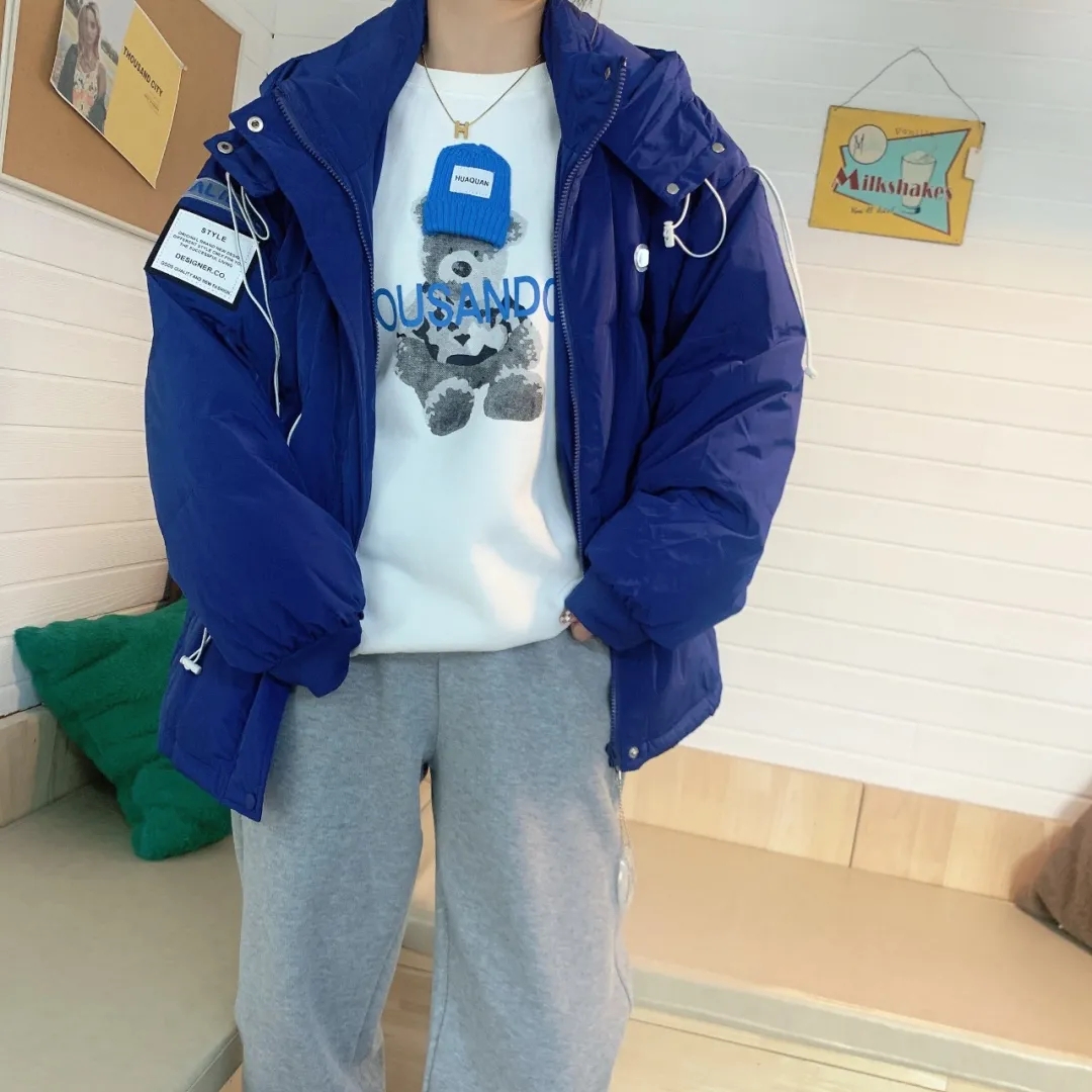 高品质女装羽绒服女士羊绒外套女装特厚棉服