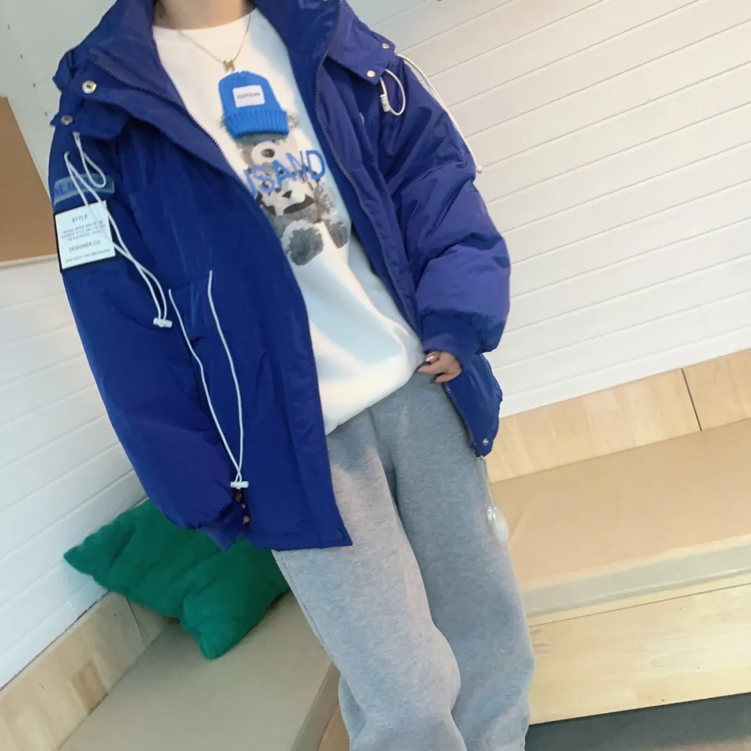 高品质女装羽绒服女士羊绒外套女装特厚棉服