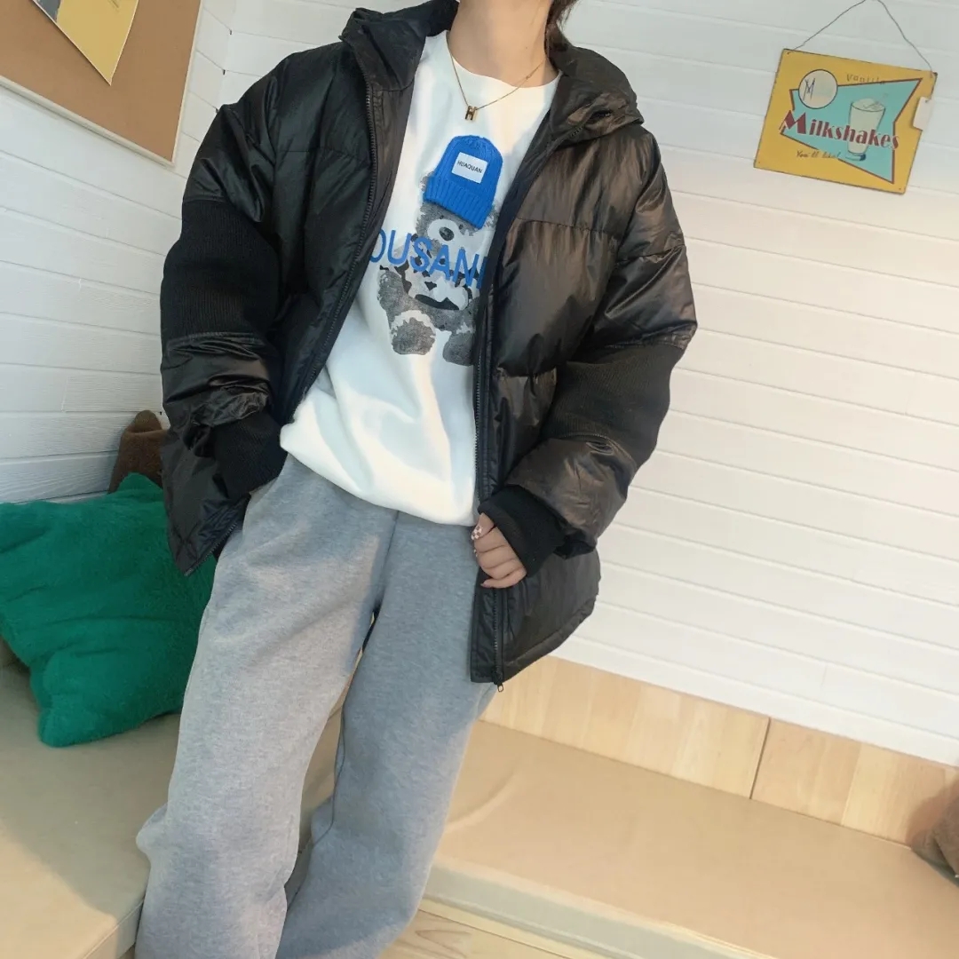 高品质女装羽绒服女士羊绒外套女装特厚棉服