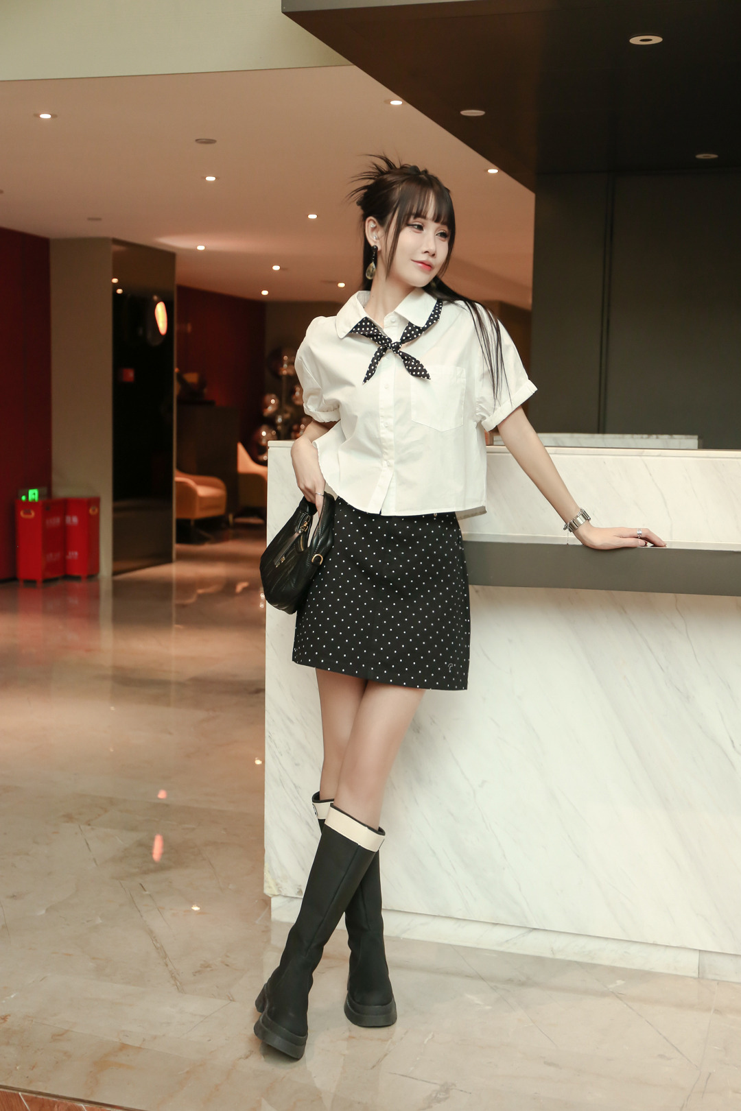 千城学院JK制服清纯和复古典雅国风穿搭