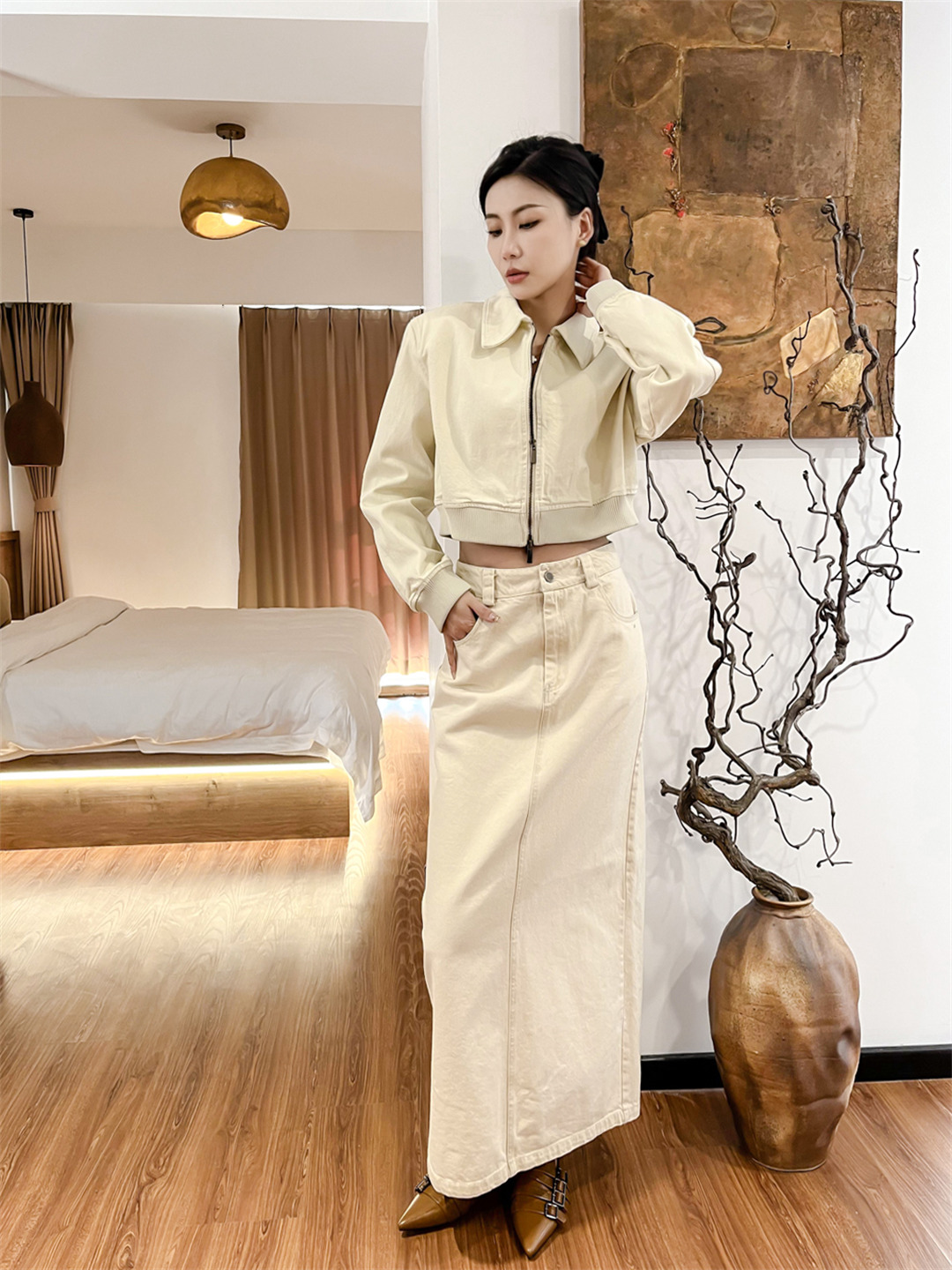 2024年春季新款白月女装王者风范华丽之韵宛若仙子下凡