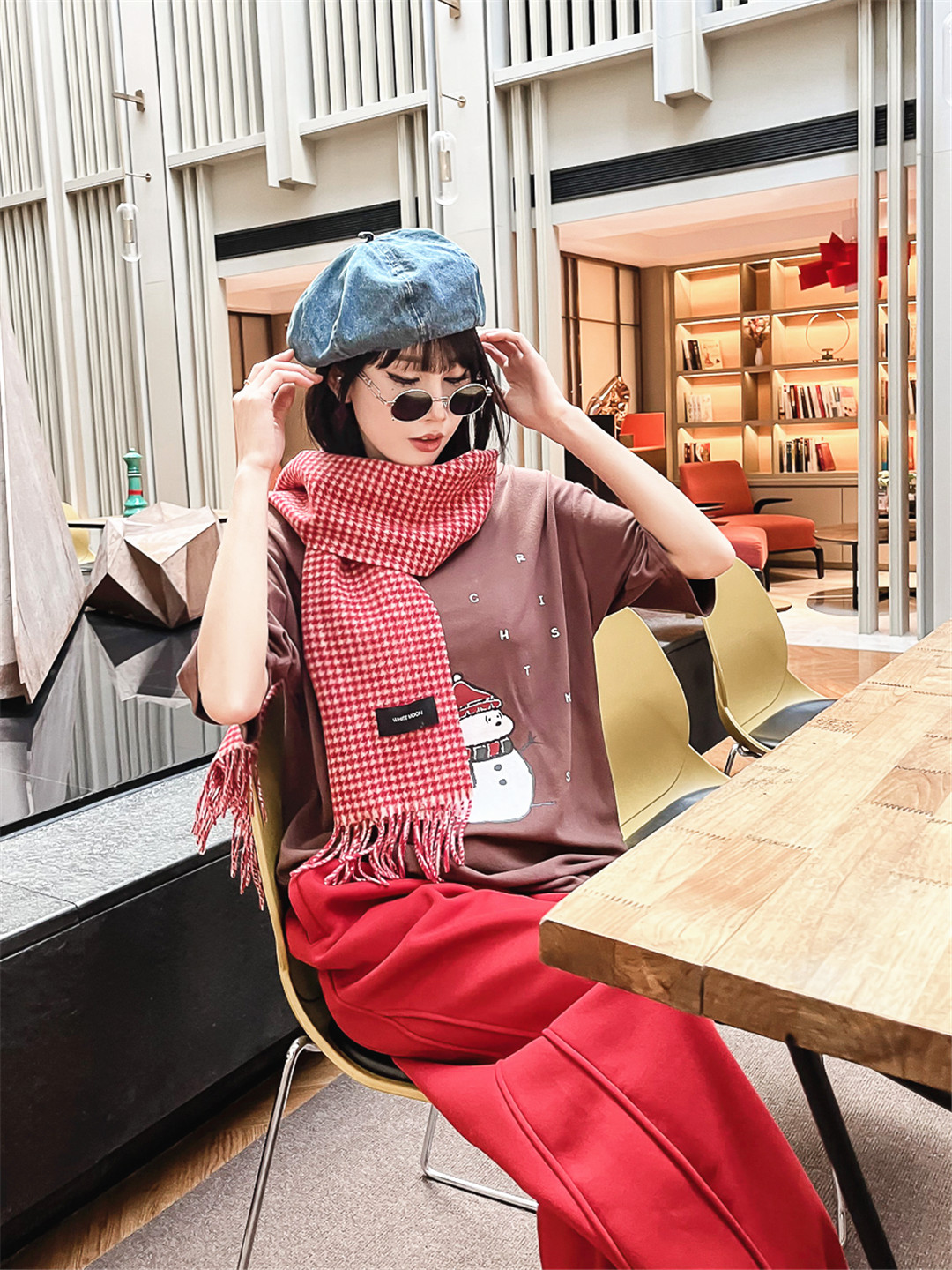 千城品牌女装设计师圣诞节新款时尚穿搭