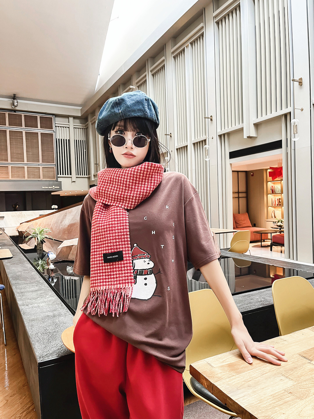 千城品牌女装设计师圣诞节新款时尚穿搭