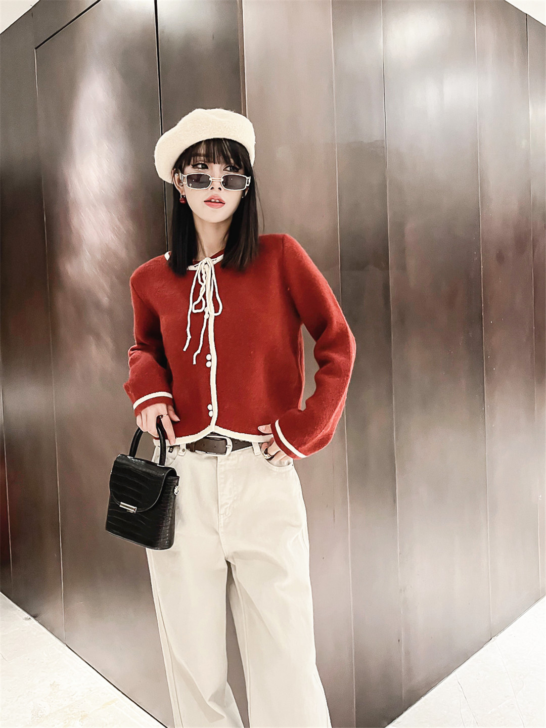 千城品牌女装设计师圣诞节新款时尚穿搭