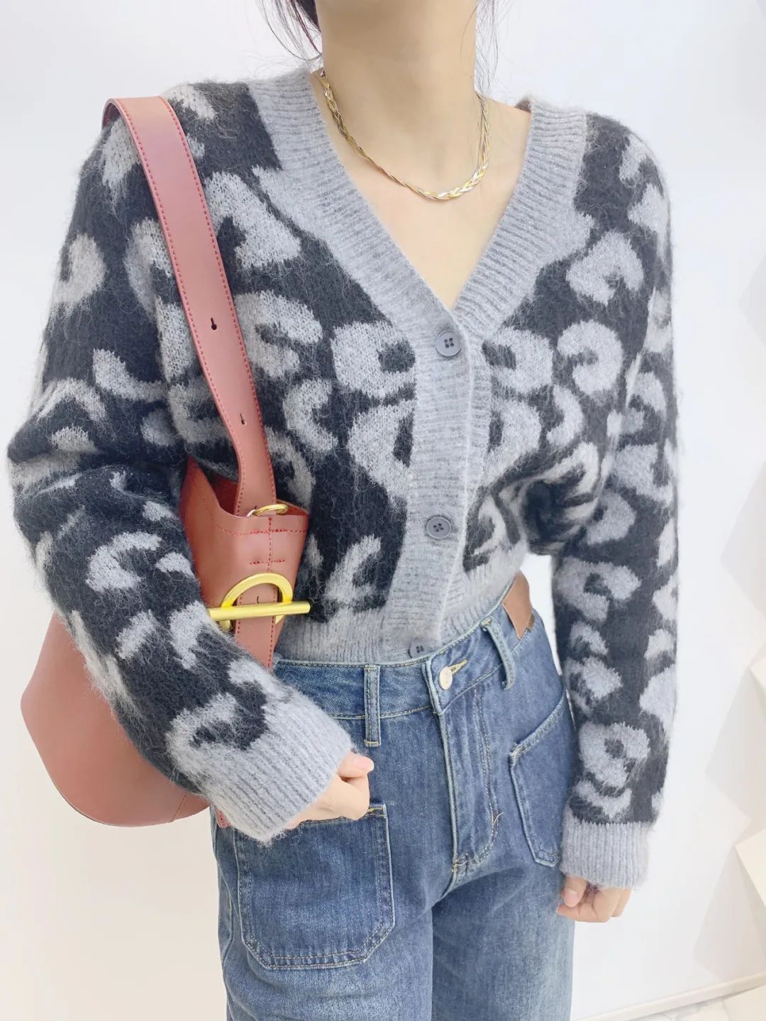 2023年『THOUSAND CITY』女装时尚长款休闲外套融融春光图片